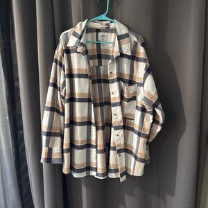 Abercrombie oversized flannel